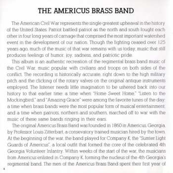 CD The Americus Brass Band: Music Of The Civil War