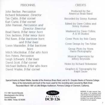 CD The Americus Brass Band: Music Of The Civil War