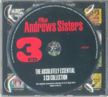 3CD The Andrews Sisters: The Absolutely Essential 3 CD Collection