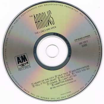 CD The Arrows: The Lines Are Open