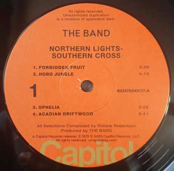 LP The Band: Northern Lights-Southern Cross LTD