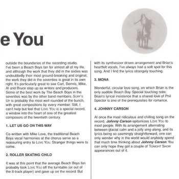 CD The Beach Boys: Love You