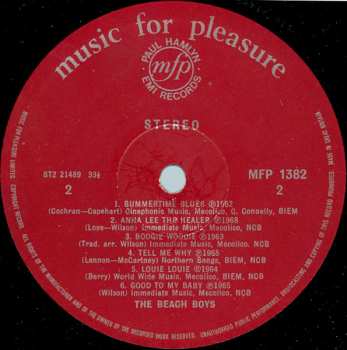 LP The Beach Boys: The Beach Boys