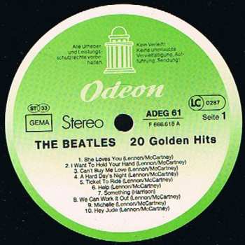 LP The Beatles: 20 Golden Hits