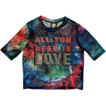 Merch The Beatles: Frauen Crop Top All You Need Is Love