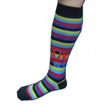 Merch The Beatles: Frauen Knee High Socks Love Me Do 