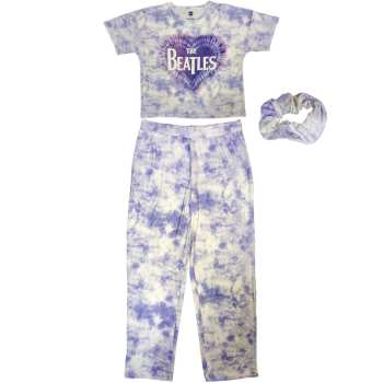 Merch The Beatles: Frauen Pyjamas Heart & Drop T Logo The Beatles