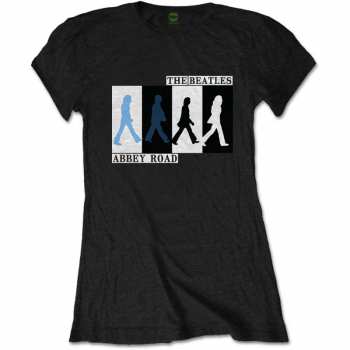 Merch The Beatles: Frauen T-Shirt Abbey Road Colours Crossing 