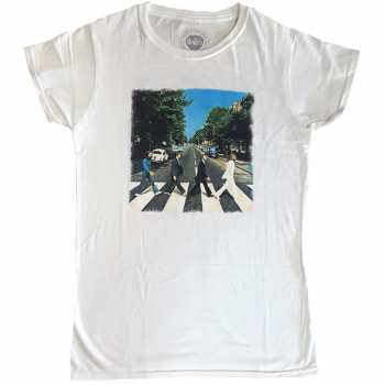 Merch The Beatles: Frauen T-Shirt Abbey Road 