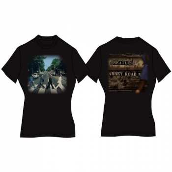 Merch The Beatles: Frauen T-Shirt Abbey Road 