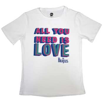 Merch The Beatles: Frauen T-Shirt All You Need Is Love