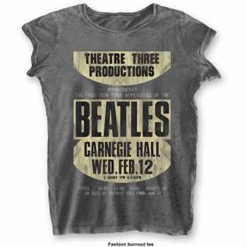 Merch The Beatles: Frauen T-Shirt Carnegie Hall 
