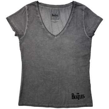 Merch The Beatles: The Beatles Ladies T-shirt: Corner Logo (small) S