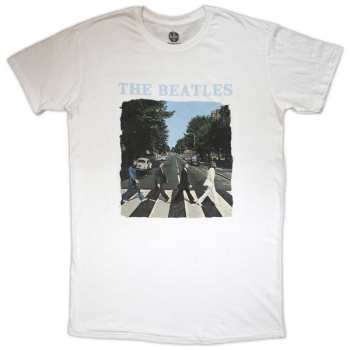 Merch The Beatles: Frauen T-Shirt Dress Abbey Road & Logo The Beatles