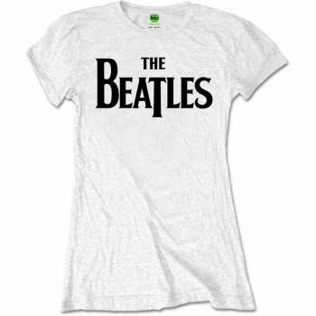 Merch The Beatles: Frauen T-Shirt Drop T Logo The Beatles 