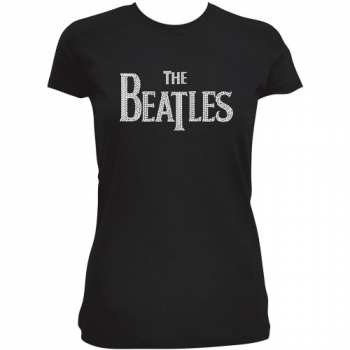 Merch The Beatles: Frauen T-Shirt Drop T Logo The Beatles 