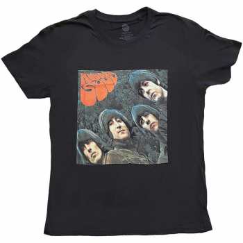 Merch The Beatles: Frauen T-Shirt Rubber Soul Album Cover