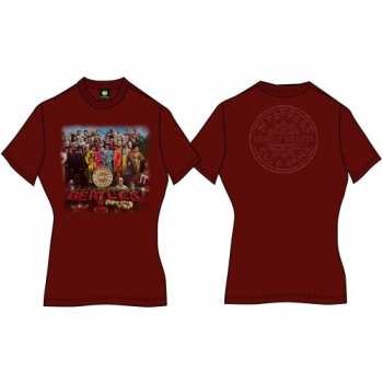 Merch The Beatles: Frauen T-Shirt Sgt Pepper 