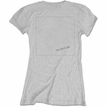 Merch The Beatles: Dámské Tričko White Album Back  M