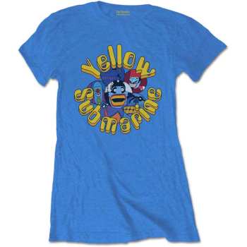 Merch The Beatles: Frauen T-Shirt Yellow Submarine Baddies