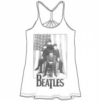 Merch The Beatles: Frauen Vest T-Shirt Stars & Stripes 