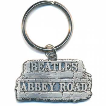 Merch The Beatles: Schlüsselanhänger Abbey Road Sign In Relief 