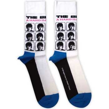 Merch The Beatles: The Beatles Unisex Ankle Socks: A Hard Day's Night Album (white) (uk Size 4 - 7) 36 - 42