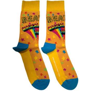 Merch The Beatles: The Beatles Unisex Ankle Socks: Magical Mystery Tour (orange) (uk Size 4 - 7) 36 - 42