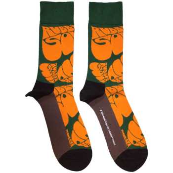 Merch The Beatles: Knöchelsocken Rubber Soul Text Repeat