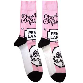Merch The Beatles: Knöchelsocken Strawberry Fields/penny Lane