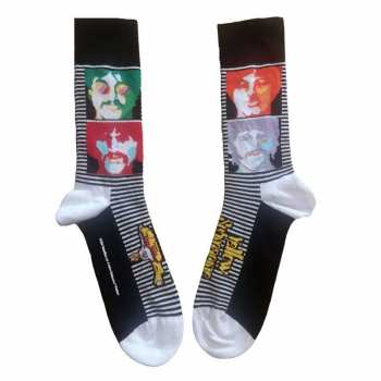 Merch The Beatles: Knöchelsocken Yellow Submarine Sea Of Science Faces Colour 