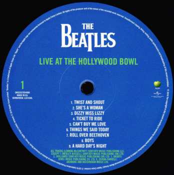 LP The Beatles: Live At The Hollywood Bowl