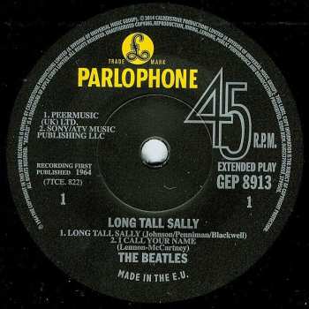 SP The Beatles: Long Tall Sally LTD