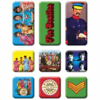 Merch The Beatles: Magnet Na Ledničku Set Sgt Pepper