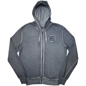 Merch The Beatles: Sweatshirt mit Reißverschluss Apple Logo The Beatles Stone Wash