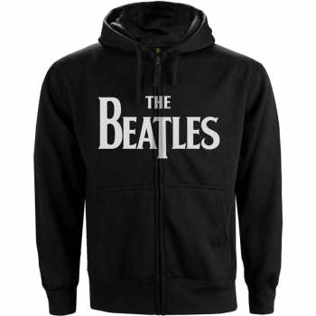 Merch The Beatles: Mikina Se Zipem Drop T Logo The Beatles  S