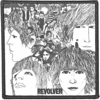 Merch The Beatles: Aufnäher Revolver Album Cover 