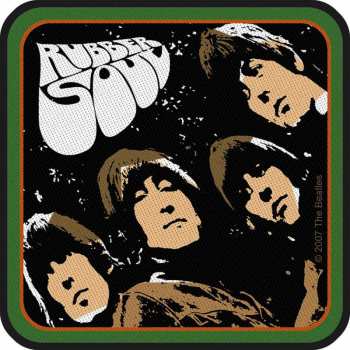 Merch The Beatles: Aufnäher Rubber Soul Album