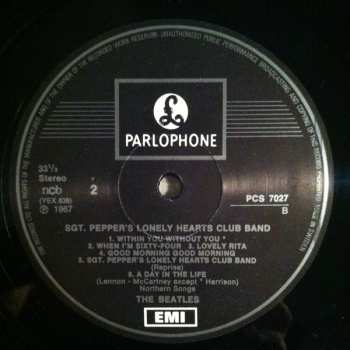 LP The Beatles: Sgt. Pepper's Lonely Hearts Club Band 