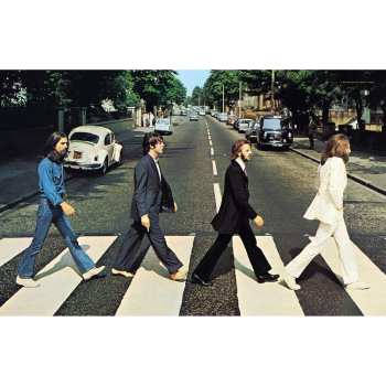 Merch The Beatles: Textil-Poster Abbey Road