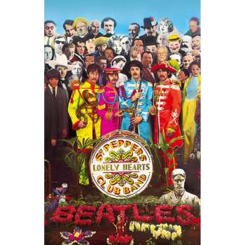 Merch The Beatles: Textil-Poster Sgt Pepper