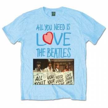 Merch The Beatles: T-Shirt All You Need Is Love Play Cards 