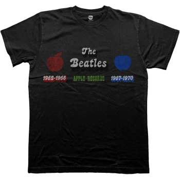 Merch The Beatles: T-Shirt Apple Years Red & Blue