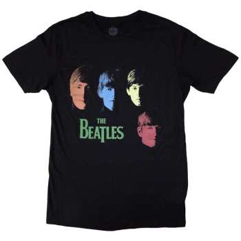 Merch The Beatles: T-Shirt Colour Faces