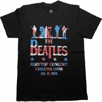 Merch The Beatles: T-Shirt Drop T Rooftop Flag