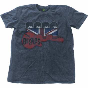 Merch The Beatles: T-Shirt Guitar & Flag 