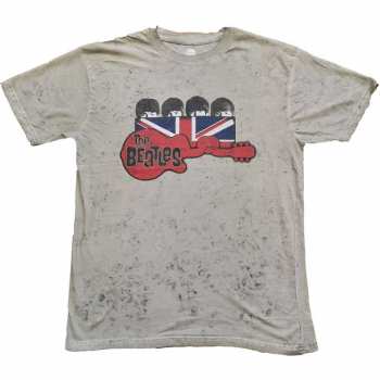 Merch The Beatles: T-Shirt Guitar & Flag 