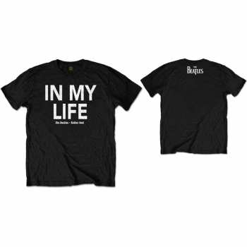 Merch The Beatles: Tričko In My Life  L