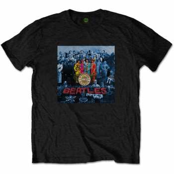 Merch The Beatles: T-Shirt Sgt Pepper Blue 