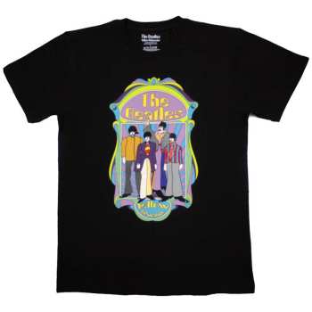 Merch The Beatles: T-Shirt Yellow Submarine Sub Band Frame V2